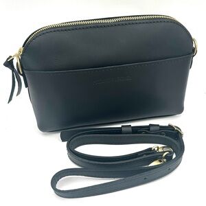 Portland Leather “Almost Perfect” Eclipse Purse, Black leather